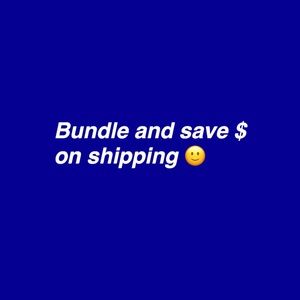Bundle and Save $ on Shipping :)
